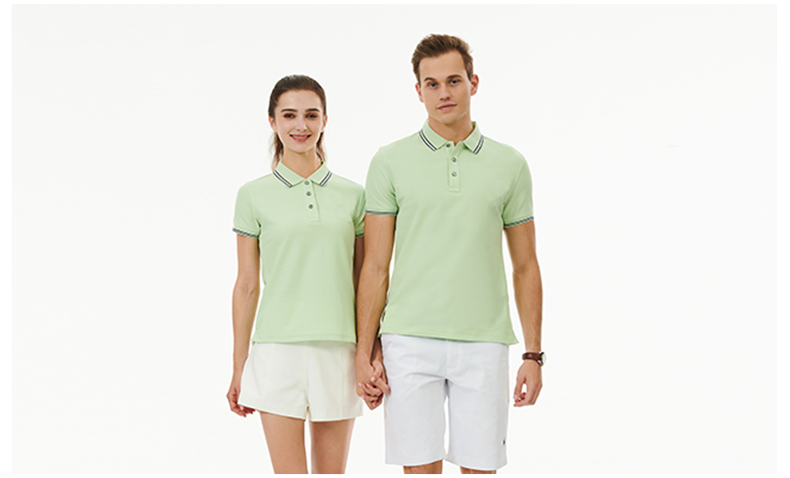 新款短袖纯棉翻领活动POLO衫