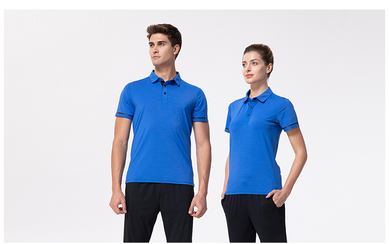 新款冰感锦纶布POLO衫定制
