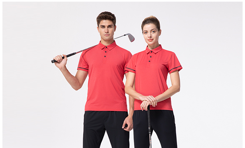 新款冰感锦纶布POLO衫定制